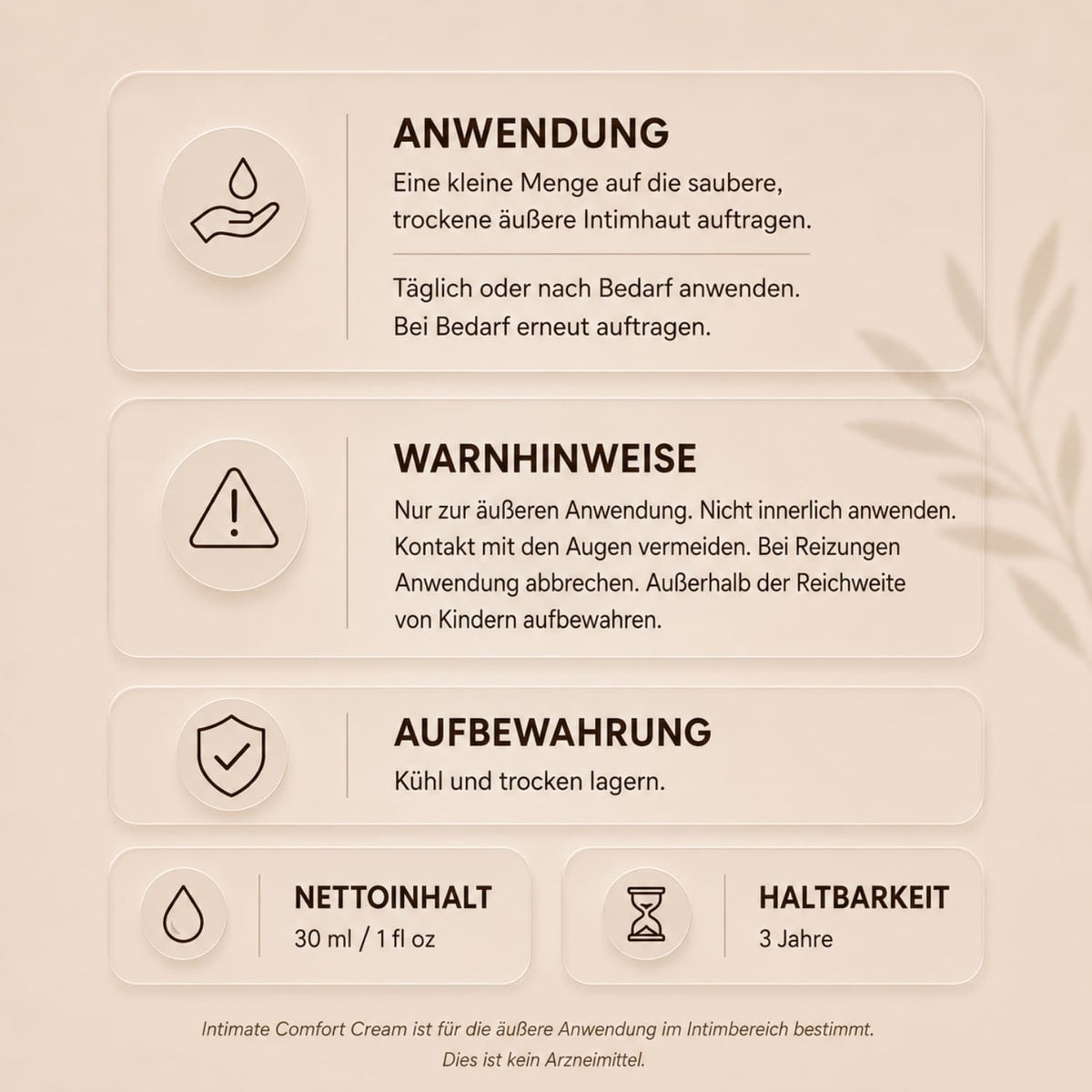 Intimate Comfort Cream